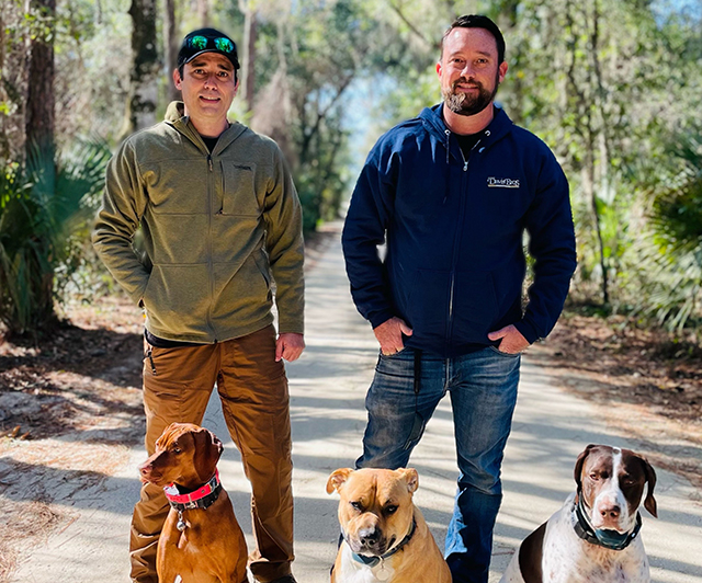 Davis Brothers Owners with Dogs